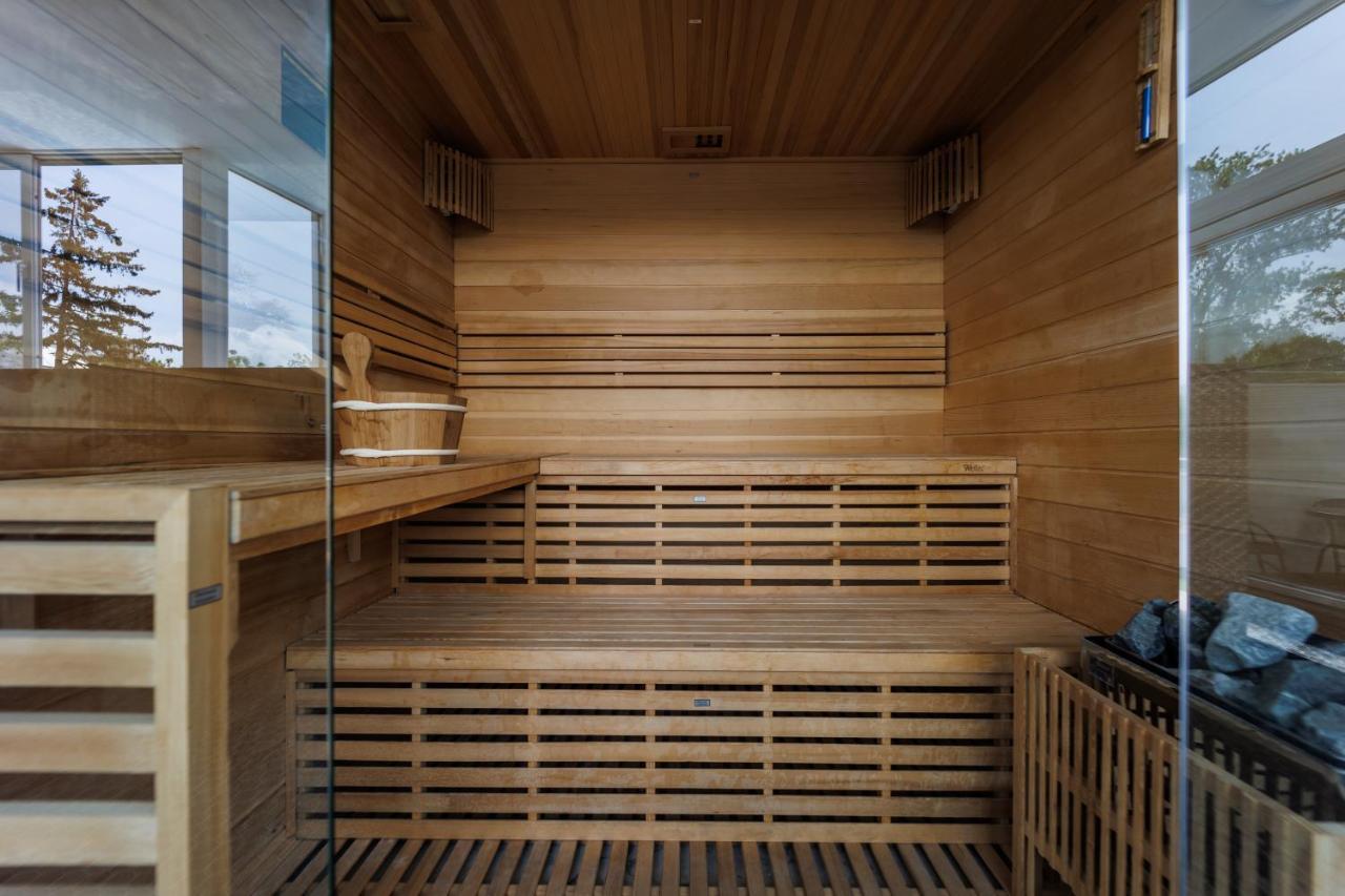 Villa Bauhaus Penthouse Wellness Apartman 希欧福克 外观 照片